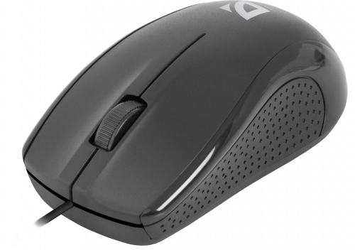 Мышь проводная DEFENDER Optimum MB-160, USB, 3 кнопки, черный (1/40) (52160) фото 4