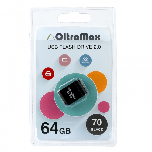 Флеш-накопитель USB 64GB OltraMax 70 чёрный (OM-64GB-70-Black) фото 7 Флеш-накопитель USB 64GB OltraMax 70 чёрный (OM-64GB-70-Black) фото 7