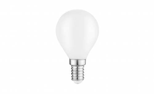 Лампа светодиодная GAUSS Filament Шар 9W 610lm 4100К Е14 milky диммируемая 1/10/50 (105201209-D)