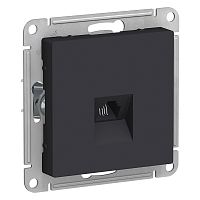 Механизм розетки телефонной 1-м С/У ATLASDESIGN RJ11 механизм карбон Systeme Electric ATN001081 (1/5/20)