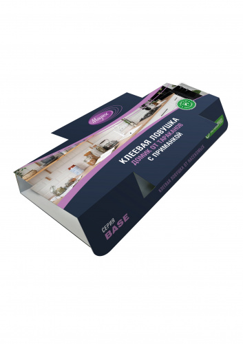 Клеевая ловушка от тараканов домик 19,2х9см с приманкой серия Base (цена за набор из 5 шт в уп.) MAGUSE (1/120) MG-L-018 Клеевая ловушка от тараканов домик 19,2х9см с приманкой серия Base (цена за набор из 5 шт в уп.) MAGUSE (1/120) MG-L-018