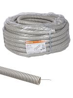 Труба гофрированная ПВХ с зондом d 32мм (50 м) тяжелая (цена за 1м, отгрузка от упаковки) TDM (50/50) (SQ0401-0104)