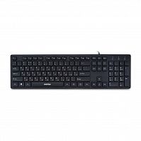 Клавиатура проводная Smartbuy 232, мультимедийная с USB хабами, черная (1/20) (SBK-232H-K)