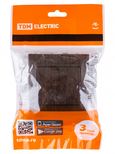 Выключатель перекрестный 1-кл. 10А венге , с/у, "Лама" (10/120) TDM (SQ1815-0436) фото 2 Выключатель перекрестный 1-кл. 10А венге , с/у, "Лама" (10/120) TDM (SQ1815-0436) фото 2