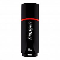 Флеш-накопитель USB  8GB  Smart Buy  Crown   чёрный (SB8GBCRW-K)