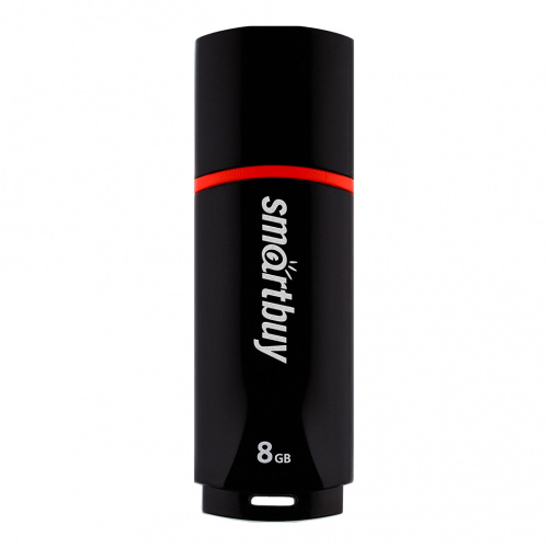 Флеш-накопитель USB  8GB  Smart Buy  Crown   чёрный (SB8GBCRW-K)