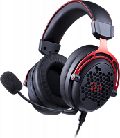 Гарнитура проводная игровая REDRAGON Diomedes USB, звук 7.1, легкий, черные (1/10) (71126)