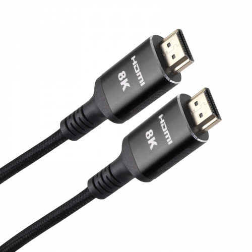 Кабель HDMI 19M/M,ver. 2.1 8KX60Hz (Econom) оплетка 1m iOpen <ACG859B-1.0> (1/60) Кабель HDMI 19M/M,ver. 2.1 8KX60Hz (Econom) оплетка 1m iOpen <ACG859B-1.0> (1/60)