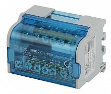Шины на DIN-рейку ЭРА в корпусе (кросс-модуль) ШНК 2х7 L+PEN (2/144/3024) NO-224-13