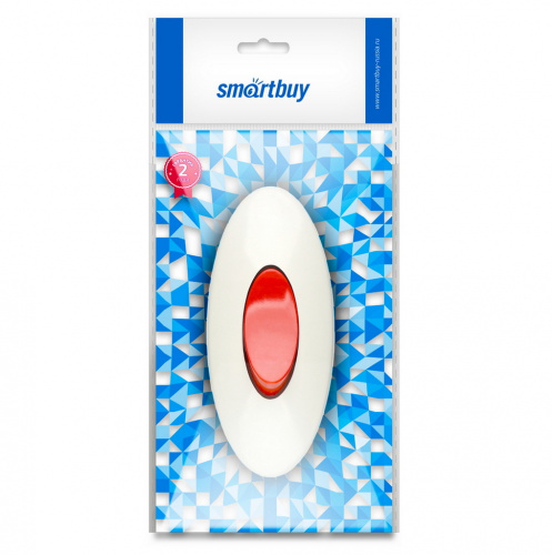 Выключатель SMARTBUY проходной белый/красный 6А 250В (SBE-06-S05-wr) (1/80/800) Выключатель SMARTBUY проходной белый/красный 6А 250В (SBE-06-S05-wr) (1/80/800)