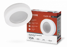 Светильник светодиодный серии RING-1540R-W 15Вт 230В 4000К 910Лм 190мм IP65 КРУГ IN HOME (1/24) (4690612023250)