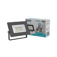 Прожектор светодиодный GAUSS Elementary G2 30W 2695lm IP65 4000К черный (1/48) (613100230)