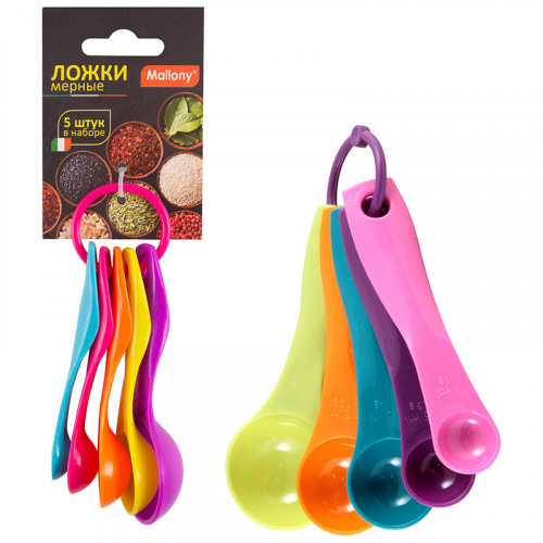 Ложки мерные 5шт. в наборе (1 мл; 2,5 мл; 5 мл; 7,5 мл; 15 мл) (1/12/144) (003955) фото 4