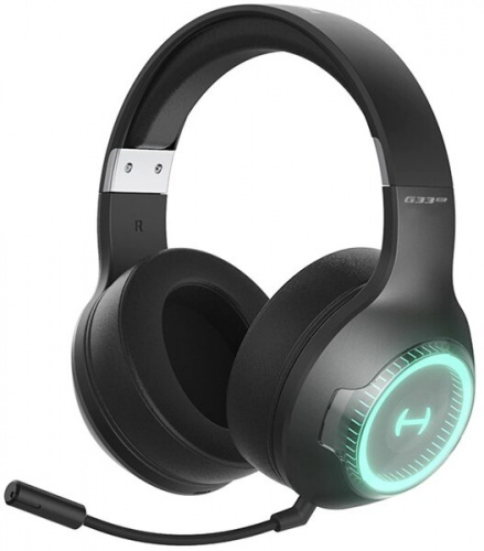 Беспроводная игровая гарнитура EDIFIER G33 BT Bth5.0.Част.х-ка:20Гц-20кГц.Сопр.32Ом.аккум:750мАч.комплект:3.5мм-3.5мм, серый (1/20) (80002970) фото 3