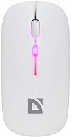 Беспроводная мышь DEFENDER Coda MB-261, 3 кнопки, 800-1600 dpi, Bluetooth, USB, белый (1/40) (52262)