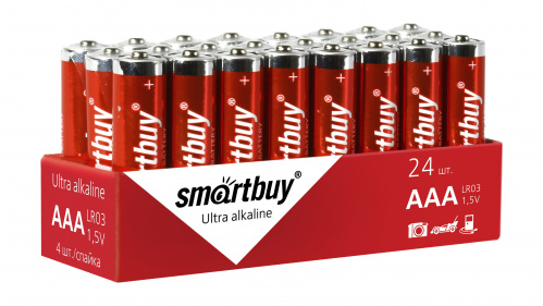 Элемент питания SMARTBUY  LR03  SR4   (24/480)  												 (SBBA-3A24S)