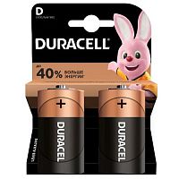 Элемент питания DURACELL  LR20  BL2  BASIC  (2/20/3300) (Б0014055)