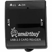 Картридер Smartbuy (SBR-713-K), чёрный (1/5)