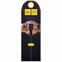 Кабель USB - микро USB HOCO X20, 3.0м, круглый, 2.1A, силикон, цвет: чёрный (1/30/300) (6957531068945)