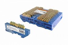 Шина "N" нулевая с изолятором на DIN-рейку 6x9мм стойка бол. 6 групп инд. стикер TDM (SQ0801-0126)