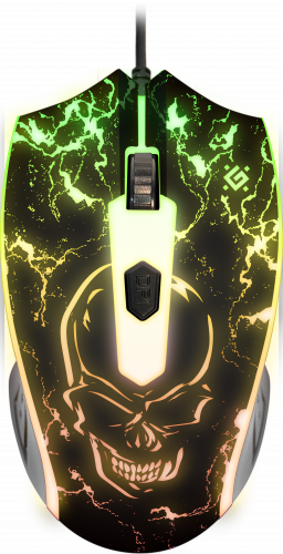 Комплект проводной игровой Клавиатура + Мышь + Коврик DEFENDER Aura MKP-117, Light, чёрный (1/20) (52117) фото 9