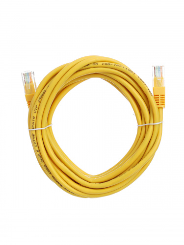 Патч-корд литой AOPEN UTP кат. 5е, желтый, 5 м. (1/60) (ANP511_5M_Y) фото 2 Патч-корд литой AOPEN UTP кат. 5е, желтый, 5 м. (1/60) (ANP511_5M_Y) фото 2