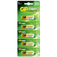 Элемент питания GP SUPER G-TECH LR6 (5 бл) (отрывные)   (5/60/600) (4891199229237)