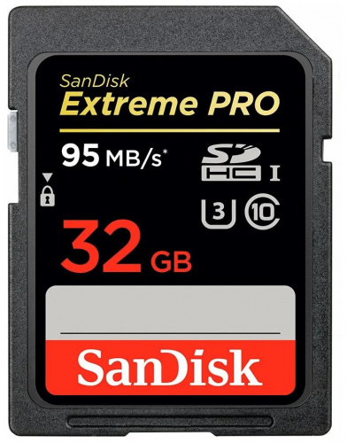 Карта памяти SDHC 32GB SanDisk Class 10 Extreme Pro V30 UHS-I U3 (100 Mb/s) (SDSDXXO-032G-GN4IN) Карта памяти SDHC 32GB SanDisk Class 10 Extreme Pro V30 UHS-I U3 (100 Mb/s) (SDSDXXO-032G-GN4IN)