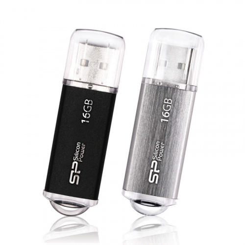 Флеш-накопитель USB  16GB  Silicon Power  Ultima II  серебро (SP016GBUF2M01V1S) фото 3