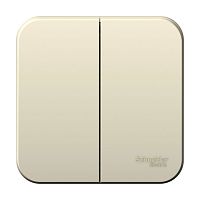 Выключатель 2-кл. О/У BLANCA 10А IP20 (сх. 5) 250В молочн. Systeme Electric BLNVA105002 (1/15/90)