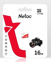 Карта памяти MicroSD  16GB  Netac  P500  Eco  Class 10 без адаптера (NT02P500ECO-016G-S)