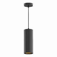 Cветильник светодиодный GAUSS накладной Downlight (подвесной) HD035 12W (черный/золото) 4100K 79*200мм 1/10
