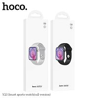 Смарт- часы HOCO Y23 AMOLED, 2.02, пластик, bluetooth 5.3, IP67, 300mAh, цвет: чёрный (1/50) (6942007634878)