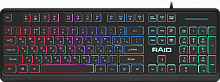 Клавиатура проводная игровая DEFENDER Raid GK-778DL RU, Rainbow,104 кнопки, черная (1/20) (45778)