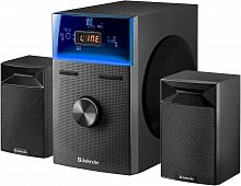 Акустическая 2.1 система DEFENDER Tresor 50Вт, BT/FM/USB/AUX/RC/Light, черный (1/2) (65092)