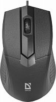 Мышь проводная DEFENDER Optimum MB-270, USB, 3 кнопки,1000 dpi, черный (1/40) (52270)
