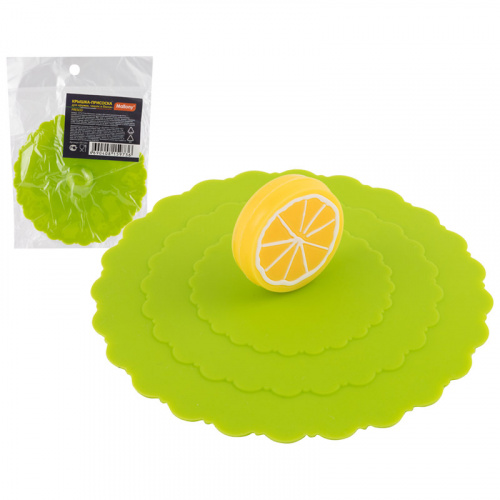 Крышка-присоска для кружек, чашек и банок FRESCO (силикон) (1/20/500) (007241) фото 3 Крышка-присоска для кружек, чашек и банок FRESCO (силикон) (1/20/500) (007241) фото 3