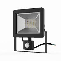 Прожектор светодиодный GAUSS Elementary-S 50W 3450lm 6500К 175-265V IP65 черный с датчиком движения (1/10) (628511350)