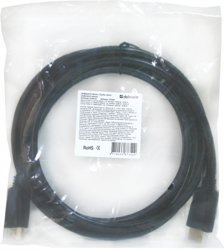 Кабель DEFENDER M-M HDMI-07 HDMI, ver 1.4, 2 м. (1/60/120) (87352) фото 7