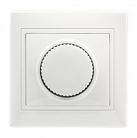 Светорегулятор SMARTBUY скрытая установка, (диммер) 600W 220В белый "Венера" (SBE-01w-2.5-D-0) (1/10)