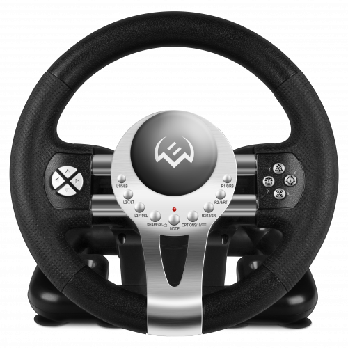 Руль SVEN GC-W800 (педали, вибро, скоба, D-pad, 12 кл, PC/PS3/PS4/XBOXONE/Xinput), черная (1/2) (SV-015442) Руль SVEN GC-W800 (педали, вибро, скоба, D-pad, 12 кл, PC/PS3/PS4/XBOXONE/Xinput), черная (1/2) (SV-015442)