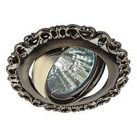 Светильник ЭРА KL59 А SB литой MR16 12V/220V 50W бронза (100/2100) (Б0017104)