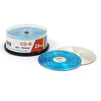 Диск MIREX CD-R 48Х 700МБ Кейк бокс 25 (25/300) (UL120051A8M)
