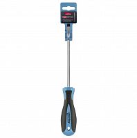 Отвертка шлицевая SMARTBUY SL5x150, эргономичная 2х-компонентная рукоятка, CR-V, магнит (1/180) (SBT-SCS-SL5x150P1)