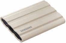Внешний SSD  Samsung  1 TB  T7  Shield, бежевый, 1.8", USB 3.1 (MU-PE1T0K/WW)