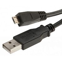 Кабель DEFENDER USB08-06 USB 2.0, AM-MicroBM, 1.8 м. PolyBag, черный (1/50/240) (87459)