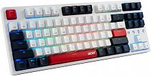 Клавиатура проводная механическая игровая Acer OKR302 белый USB беспроводная BT/Radio for gamer для ноутбука LED (ZL.KBDEE.016) (1/10)