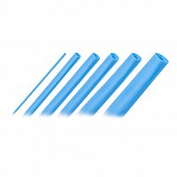 Термоусаживаемая трубка SMARTBUY 2/1-4/2-6/3-8/4-10/5-12/6 (6 размеров по 3 шт, 10 см), синяя(SBE-HST-as-db) (10/10)
