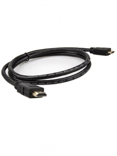 Кабель HDMI-19M --- MiniHDMI-19M ver 2.0+3D/Ethernet,1m TELECOM <TCG205-1M> (1/70) фото 6