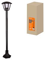 Светильник TDM садово-парковый "СИТИ" НТУ 07-60-002 У1 4-х гранник на стойке h=1120 мм черный (1/1) (SQ0330-1305)